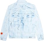 Куртка Heron Preston Overdyed Spray Regular Jacket 'Blue', синий - фото 3