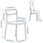 Стол и 4 стула VIHALS/VIHALS IKEA, 107 см, белый - фото 6