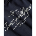 Худи Tommy Hilfiger Script Regular Fit, синий - фото 3