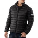 Пуховик Alpine Swiss Niko Mens, черный - фото