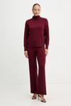 Комплект из свитера и брюк Haveone, бордовый - фото