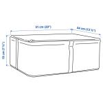 Коробка Ikea Hemmafixare, белый/серый - фото 8