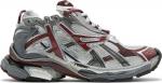Кроссовки Balenciaga Runner Sneaker Burgundy, красный - фото