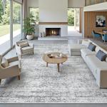 Ковёр Soalmost Washable для гостиной, 275х183 см, серый - фото 3