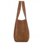 LE5A7 Suede One Shoulder Handbag Women's Caramel SAINT LAURENT, basic set (bag+dust bag) - фото 4
