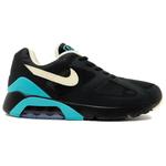 Кроссовки Nike Air Max 180 'Black Dusty Cactus', черный/синий - фото 2