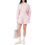 Топ с аппликацией логотипа LACOSTE, синий - фото 4