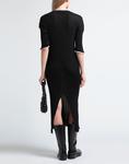 Платье миди Mm6 Maison Margiela, черный - фото 4
