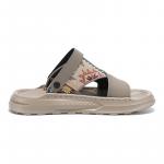 NMR Пляжные шлепанцы мужские Black/Khaki - фото 9