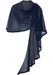 Пончо шаль Bpc Bonprix Collection, синий - фото 3