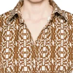 Блузка Max Mara Gallura MaxMara, коричневый - фото 6