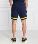 Шорты мужские Ea7 на кулиске с контрастными деталями, синий - фото 4