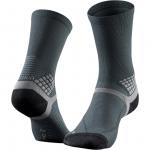 Высокие носки унисекс 2 шт графитово-серые DECATHLON - фото 2