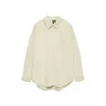 Рубашка с длинным рукавом Vero Moda Sanne Courderoy, бежевый - фото