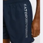 Купальные шорты стандартного кроя Ea7, синий - фото 3