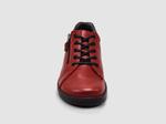 Women's Dr Wellness Zip-Up Leather Shoes In Red KCR Group - фото 3