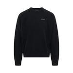Толстовка Off-White Scratch Tab Skate Sweatshirt, Black - фото