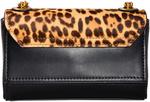 Сумка GUESS Iseline Mini Crossbody Flap, Leopard - фото 3