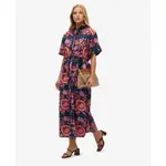 Платье Superdry Printed long, синий - фото 5