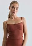 Топ rethinkit studios Top, Pinot Noir/Mottled Dark Red - фото