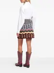 Вязаная мини-юбка Chalet La Doublej, серый - фото 4