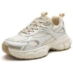 Кроссовки AGSDON Chunky Sneakers Women's Low-top, серебряный - фото 18