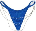 Трусики-стринги Victoria's Secret Bombshell Shine, Blue/Chains - фото