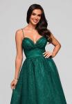 Ombre Вечернее платье в темно-зеленом цвете - фото 5