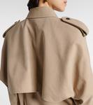 Кожаная куртка Saint Laurent, Gris Clair - фото 6