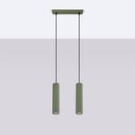 Подвесной светильник Sollux Lighting Karbon, зеленый - фото 2
