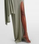 Асимметриное платье макси с драпировкой Aya Muse, Sage - фото 5