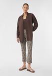 Блуза comma casual identity Button-down blouse, Mokka/Dark Brown - фото 2