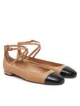 Балетки Eden Atrap Flat SJ720 Stuart Weitzman, бежевый - фото 2