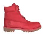 Ботинки Timberland Premium 6 Inch с логотипом, красный - фото
