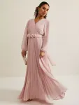 Платье Phase Eight Petite Alecia Pleated Maxi, цвет antique/rose - фото