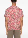Футболка с принтом пейсли ETRO, розовый - фото 3