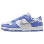 Кроссовки Nike Dunk Skateboarding Shoes Unisex Low-top Blue/white/silver, синий - фото