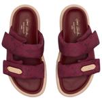 LOUIS VUITTON Женские красные сандалии Slide - фото 5