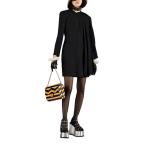 Платье Gucci с длинными рукавами, черный - фото 5