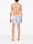Шорты для плавания с облачным принтом Moschino, синий - фото 3