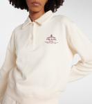 Хлопковый свитер-поло Prada, Naturale - фото 4