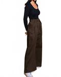 Собери Свои Вещи Брюки в Темно-Коричневом FLYING TOMATO - фото 3