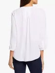 Блуза NYDJ Pintuck, цвет optic/white - фото 2