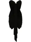 Платье мини Bezel Christopher Esber, черный - фото