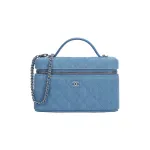 CHANEL Джинсовая сумка через плечо - фото