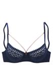 Бюстгальтер-балконет LASCANA, темно-синий - фото 2