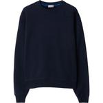 Хлопковый свитшот ekd Burberry, синий - фото 3