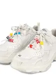 Кроссовки с бисером Balenciaga, белый - фото 3