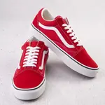 Кроссовки для скейтбординга Vans Old Skool, красный - фото