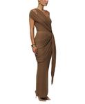 Женский боди Lovina Drape JLUXLABEL, Brown - фото 5